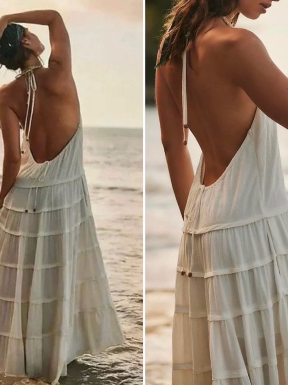Free People free-est Somewhere Sunny Drop Waist Maxi Dress Pink Size S NWT!
